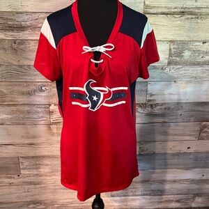 Team Apparel Red and Blue Short Sleeve Tee